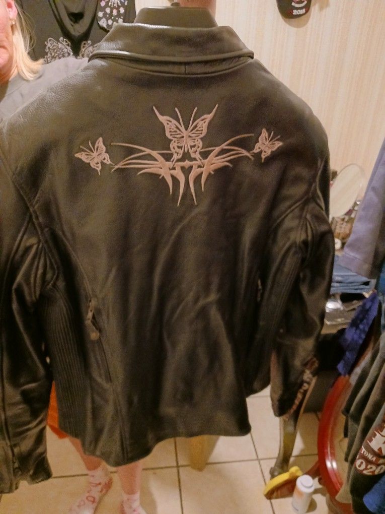 Ladies M Leather Jacket