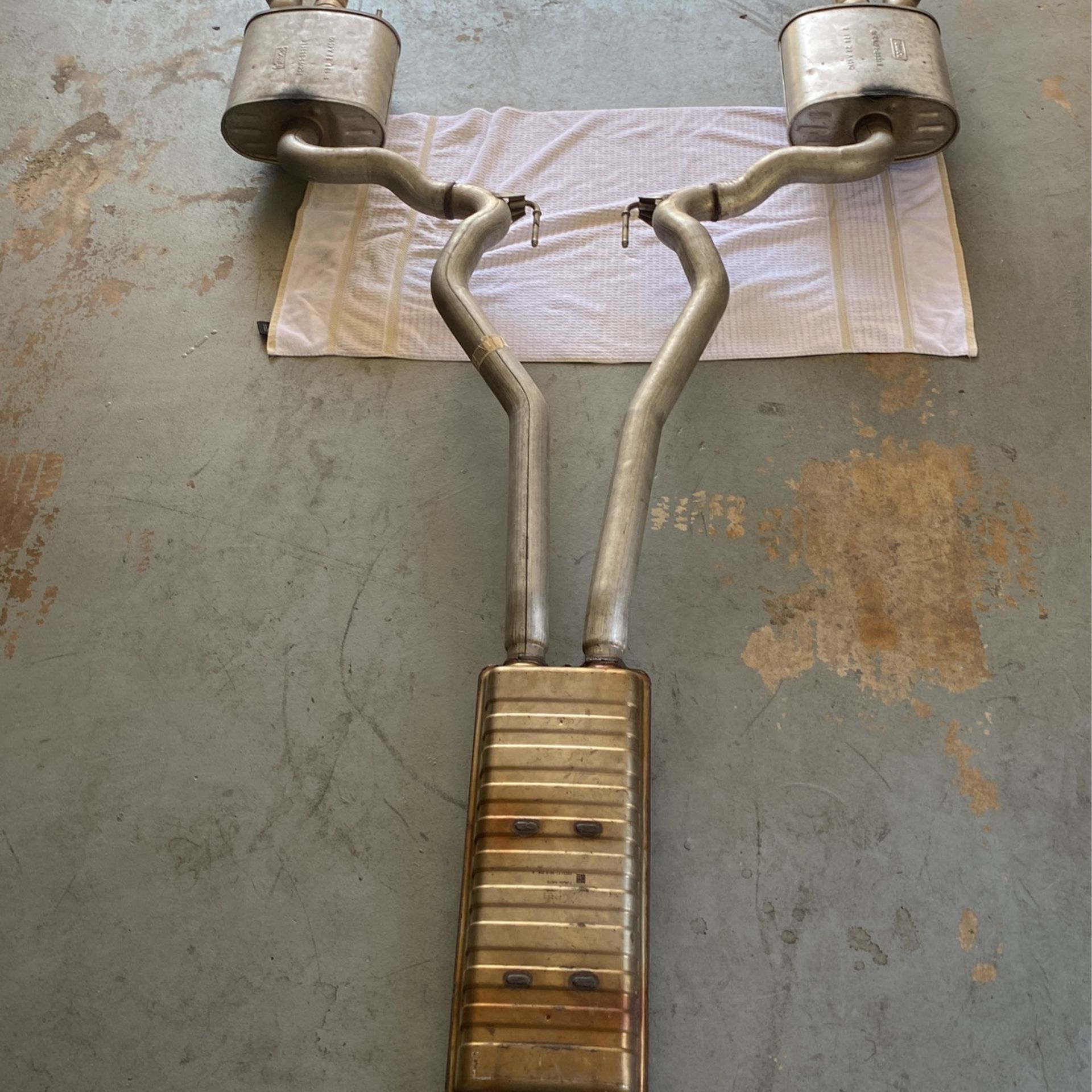 Stock 2022 Mustang GT Exhaust
