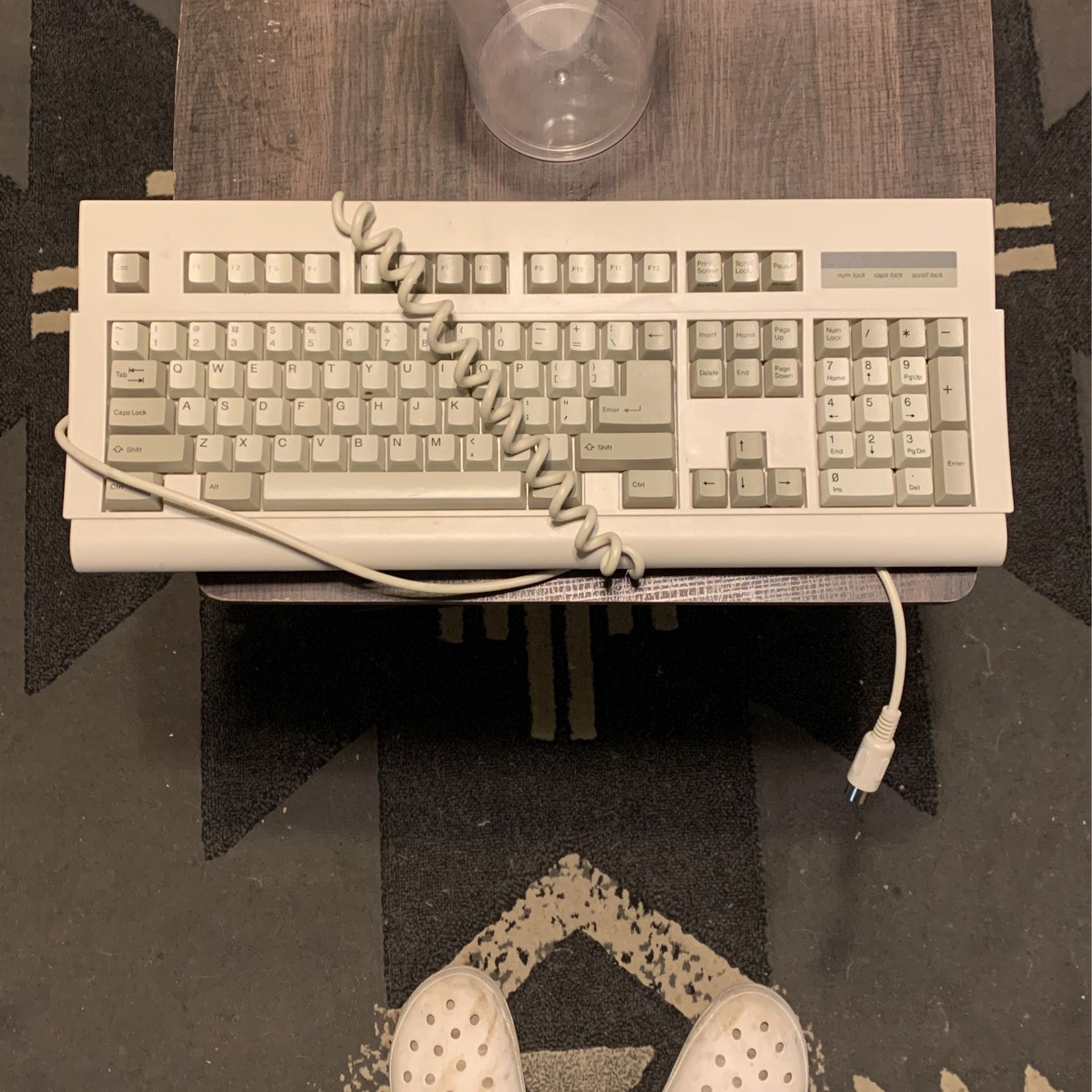 QTronix Corp F2Q QX601 Mechanical Clicky Keyboard, Vintage