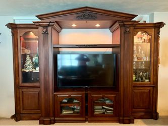 Premium Expandable Media Wall Unit (Starts at 10ft Wide) with Interchangeable Speaker Panels