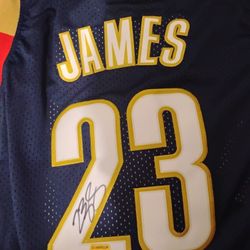 LeBron James Signed Autograph Jersey COA Cleveland Cavaliers Lakers Auto