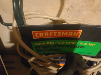 Craftsman 2000 psi pressure washer