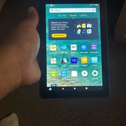 Blue Amazon Fire Tablet 