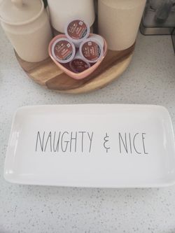 Rae Dunn Naughty & Nice Platter