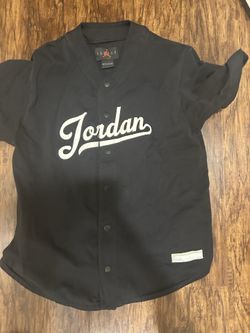 Used Jordan Men's Flight MVP Baseball Top Black size (M)