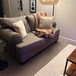 Grey Loveseat Couch 