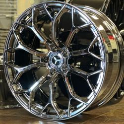 21" inch Chrome Wheels fit Mercedes with Tires GLS GLE 63 AMG GL GL450 ML Rims
