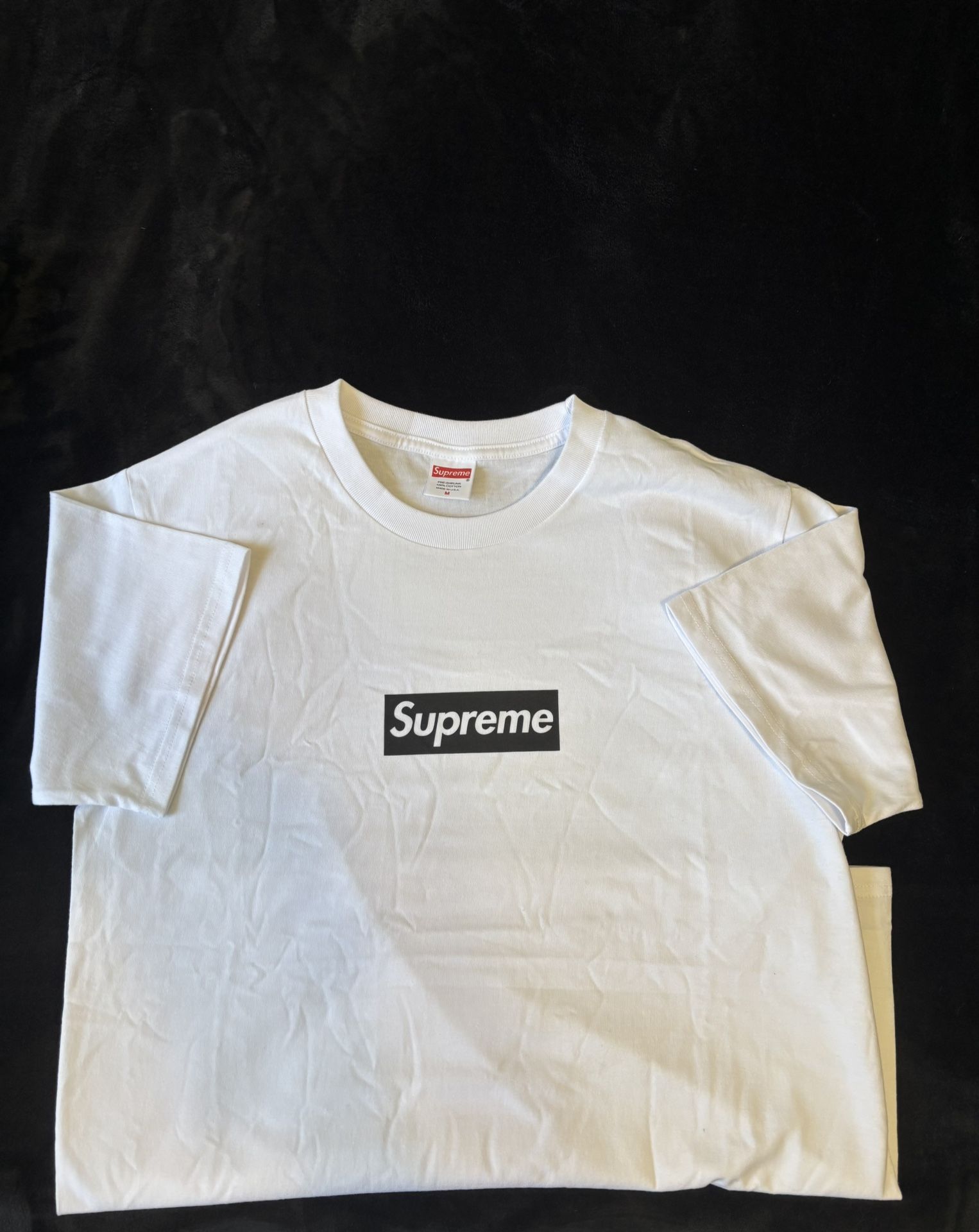 Supreme SS16 Paris Box Logo Tee Size M New