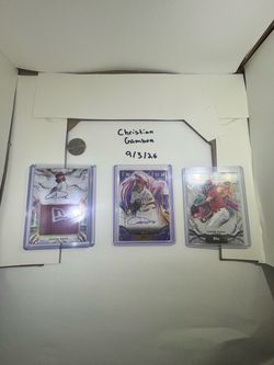 Inception baseball card Caden Dana