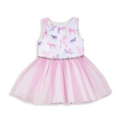 Pippa & Julie Little Girl’s Unicorn Tutu Dress 4