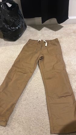 Kids khaki uniform pants size 12 Cat and Jack Brand New