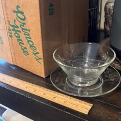 Princess House Bowl, Plate & Spoon