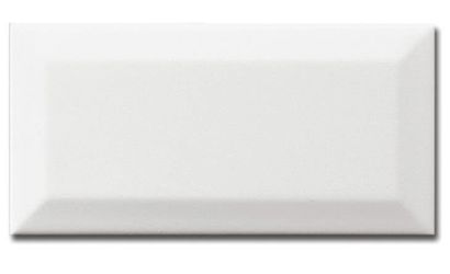 White Tile Beveled Edge 4x8