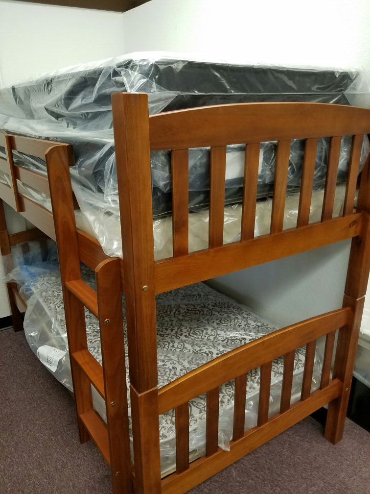 Twin Twin Mission Bunkbed VERY STURDY Brand New in box