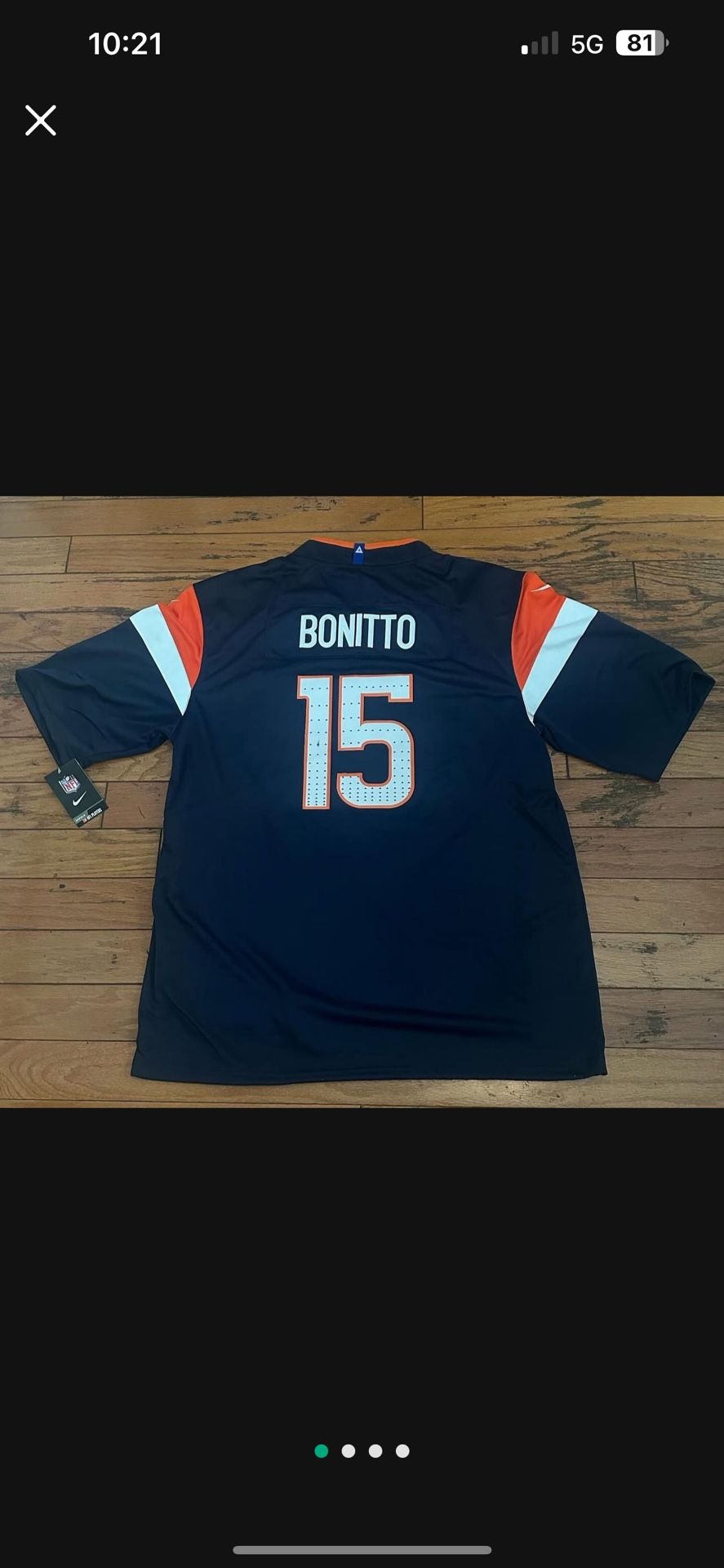 Bonito Broncos Not Nix Navy JERSEY #10