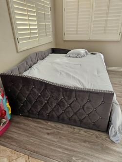 Brand new bed frame with mattress