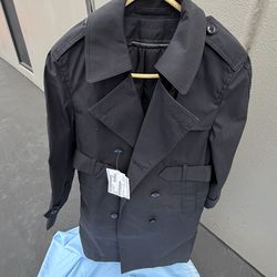 Garrison Collection Defense Logistics Agency Black Military Coat Size 6S