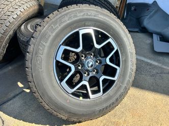 WE INSTALL 18" 2026 Ford Bronco Wheels 6x5.5 Bridgestone 255/70/18 SET OF 5 original