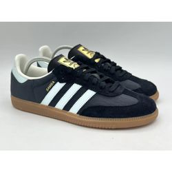 [NEW] Women's adidas Samba OG Shoes Carbon ID0493