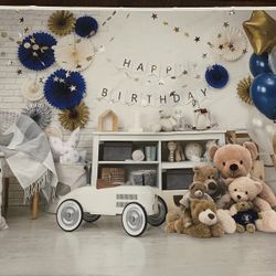 Happy birthday Cloth  Banner  6.5 By 5 Feet