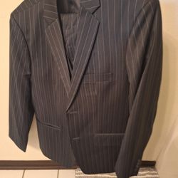 3 Piece Suit Pin Stripe Small