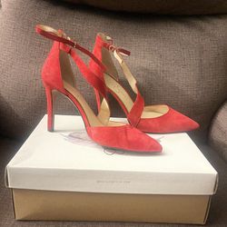 Jessica Simpson Size 9 Suede Red Heel