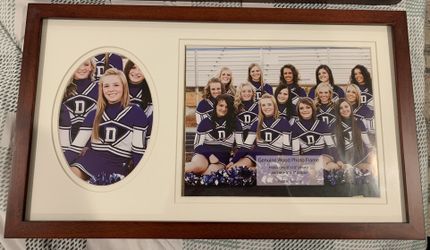 Team & Individual Brown Wood Frame - Set of 2 - New