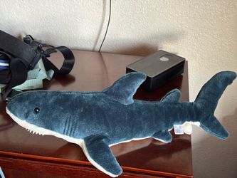 Shedd Aquarium Eco Plush Blue Shark Stuffed Animal – ~21.5” Soft Recycled Materi