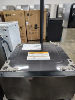 LG pedestal WDP6B dark grey color small dent on the left