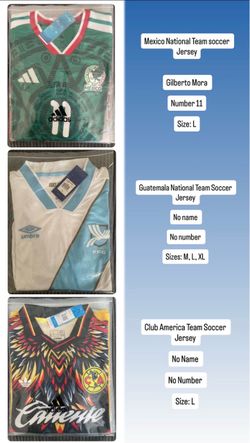 ALL NEW — Soccer Jersey Lot ($50 each)