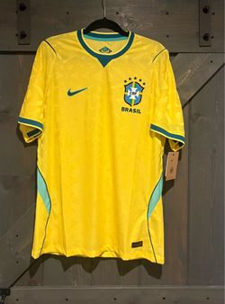Brazil home player version jersey size 3XL