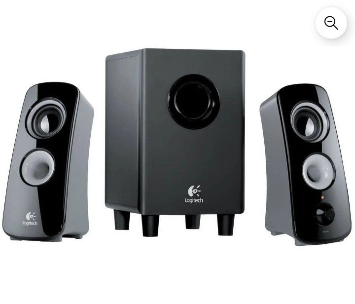 The Logitech Speaker System Z323 2.1 is a stylish and powerful home theater speaker system that delivers immersive surround sound with its 2.1 system