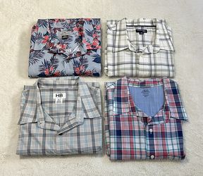 Men's Plaid Button Up Shirts