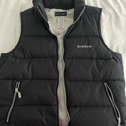 Black Bebe Puffer Vest