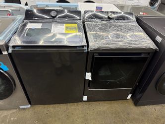 Brand new LG 5.0 cu. ft. SMART Top Load Washer with TurboWash and 7.3 cu. ft. Dryer with AI Sensor Dry Set