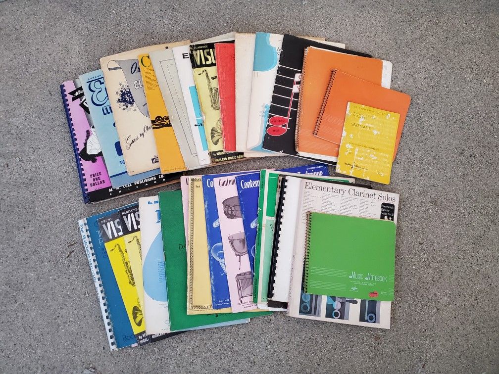 Approximately 28 Random Vintage Music Books from the 1940's to 1970's