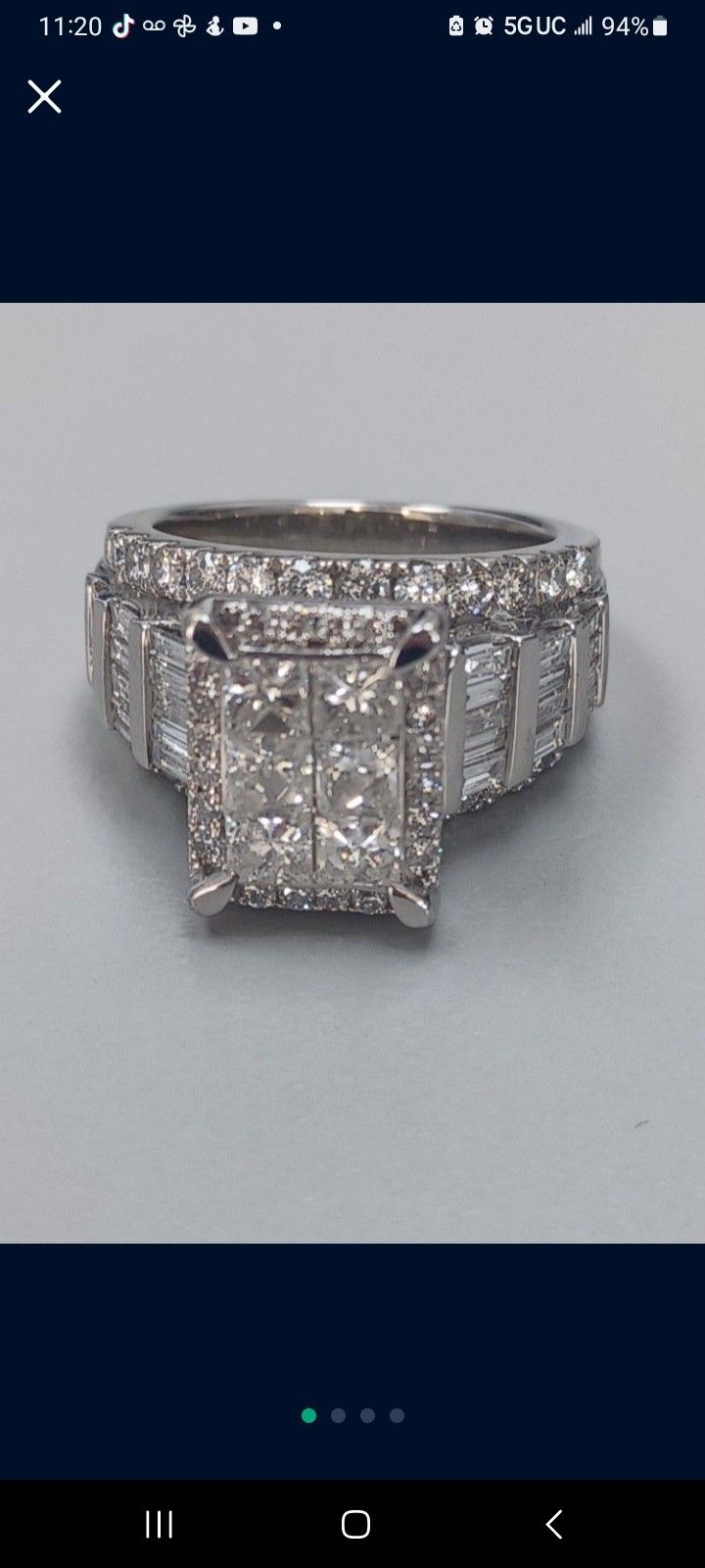 Lady's Diamond Fashion Ring Size 7!!