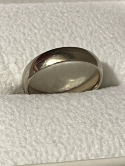 White Gold Wedding Band