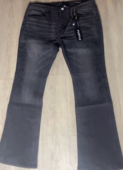 Purple jeans