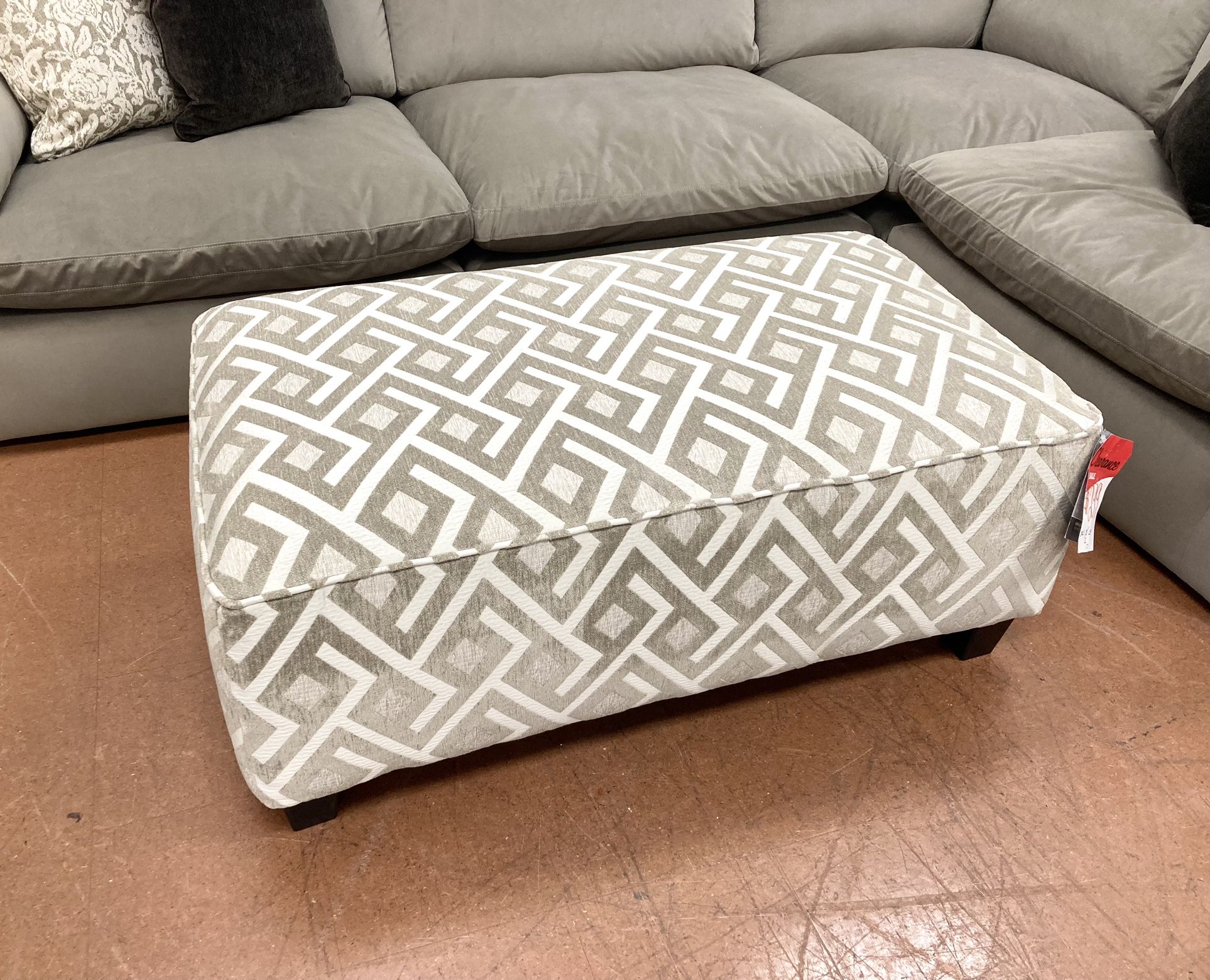 New Cocktail Ottoman — CLEARANCE 