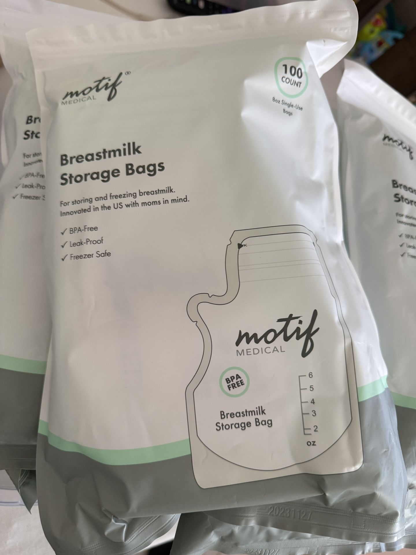 Free Breast Milk Freezer Storage Bags