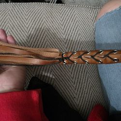 Motorcycle Braided Leather Whip