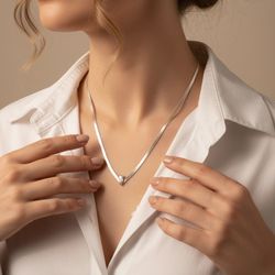 Vintage sterling silver necklace