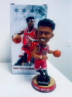 NEW ! NBA CHICAGO BULLS JIMMY BUTLER BOBBLE-HEAD