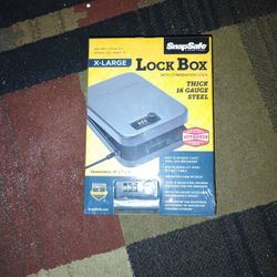Snap Safe Extra large Lock Box With Combination 