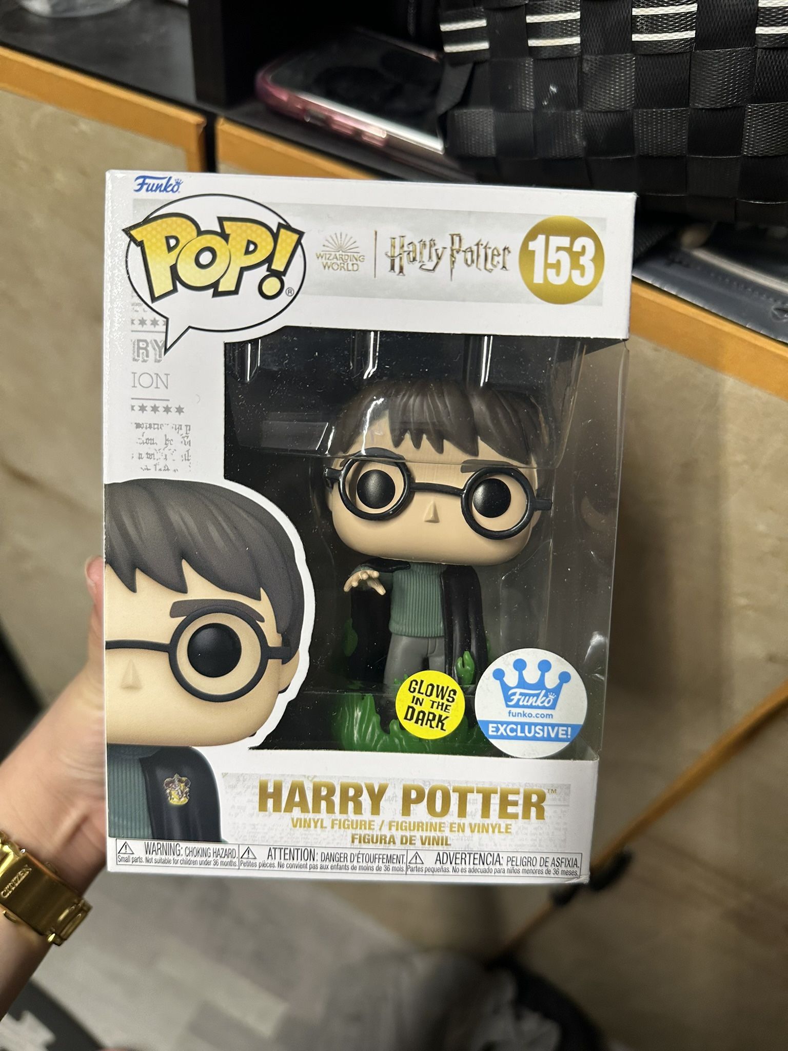 Funko Pop Harry Potter Glow In The Dark Funko Exclusive 153
