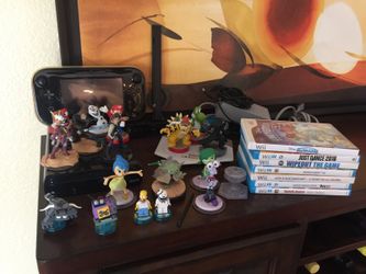 Wii U and amiibo toys and I'm selling games
