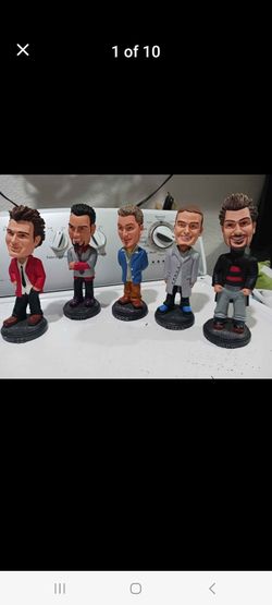 NSYNC  Bobbleheads boy band. Collectible 2001  VTG.   Good Condition.