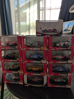 Vintage NASCAR 1:87 Diecast Collection - Lot of 13