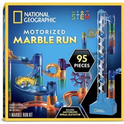 National Geographic Marble Run with Motorized Elevator - 95-Piece